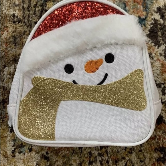 BATH AND BODY WORKS SNOWMAN MAKEUP COSMETIC BEAUTY BAG POUCH CASE - Picture 3 of 4